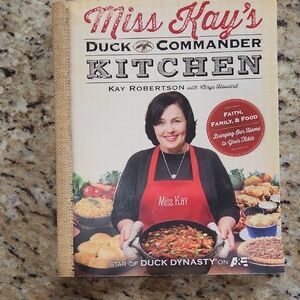Miss Kay's Duck Commander Kitchen Cookbook with Red Accents